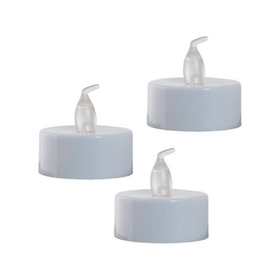 Mini Vela De Led Taschibra Decorativa Kit 3 Peças 3000k