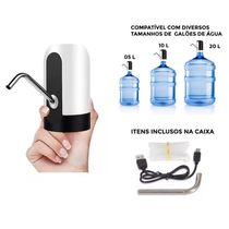 Bebedouro Bomba Automática Para Garrafão Recarregável Usb