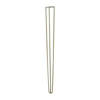 Pé De Metal 90 Cm Hairpin Legs Aparador E Mesa De Canto Dourado G41