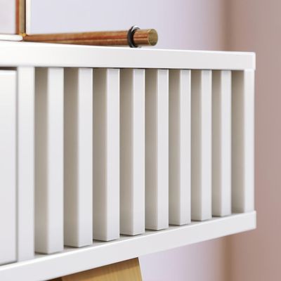 Aparador Decorativo 01 Gaveta Delta C04 Freijó Off White