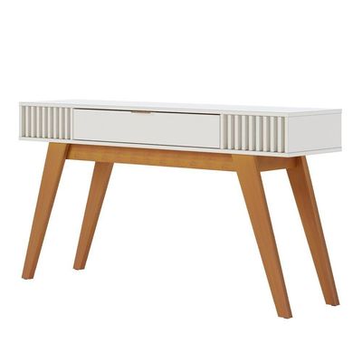 Aparador Decorativo 01 Gaveta Delta C04 Freijó Off White