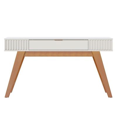 Aparador Decorativo 01 Gaveta Delta C04 Freijó Off White