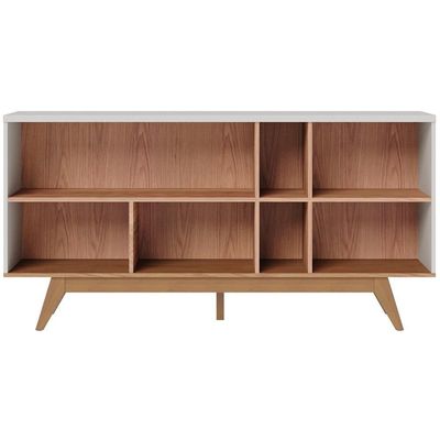 Aparador Buffet Para Sala De Jantar 03 Portas íris C04 Off Matte Freijó - Lyam