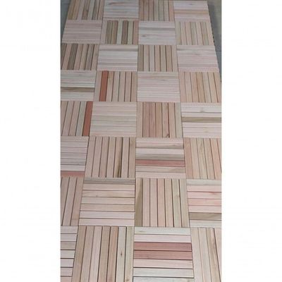 Combo Deck 50X50 Madeira Pinus 50X50Cm Vazado Para Piscina