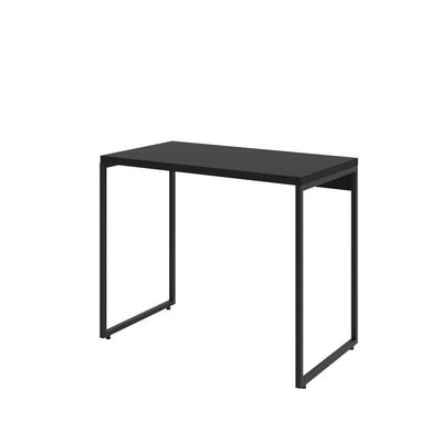 Kit Para Escritório Estante 4 Prateleiras Mesa 90Cm Onix