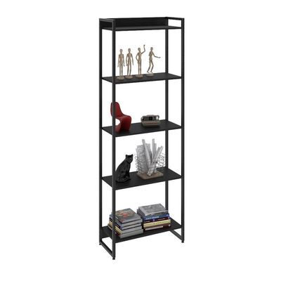 Kit 3 Estantes Escritório 5 Prateleiras 186x60cm Onix