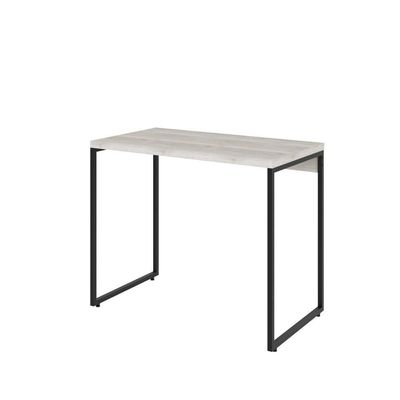 Kit Para Escritório Estante 3 Prateleiras Mesa 90Cm Snow