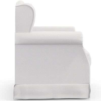 Poltrona Com Balanço E Puff Elisa P02 Facto Branco