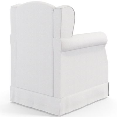 Poltrona Com Balanço E Puff Elisa P02 Facto Branco