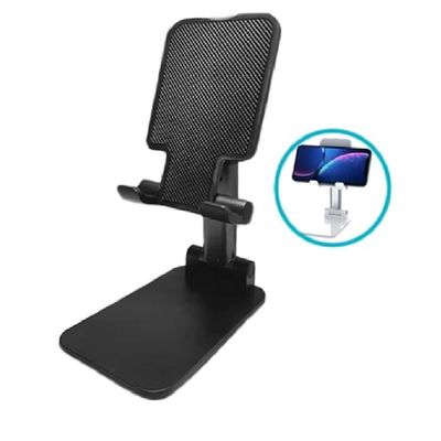 Suporte Smartphone Celular Portátil Mesa Ajustável Preto