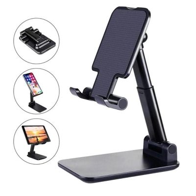 Suporte Smartphone Celular Portátil Mesa Ajustável Preto