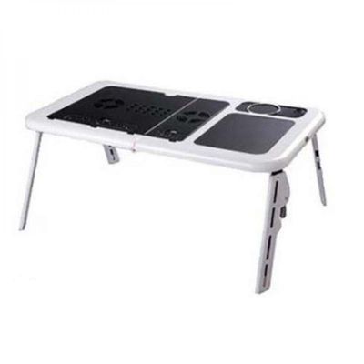 Mesa Dobrável e Ajustável com 2 Cooler para Notebook com Suporte a Copo