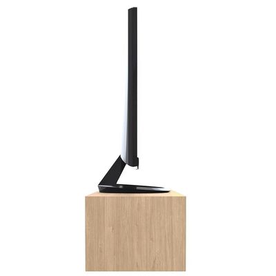 Kit 02 Suportes Stand Para Monitores Mesa Escritório Home Office Lap L03 Amadeirado