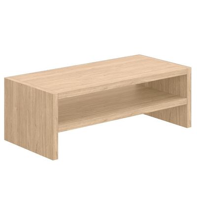 Kit 02 Suportes Stand Para Monitores Mesa Escritório Home Office Lap L03 Amadeirado