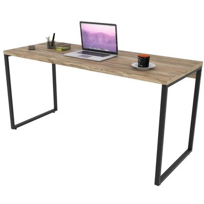 Kit 02 Mesas Para Escritório Home Office 150 Cm Carvalho