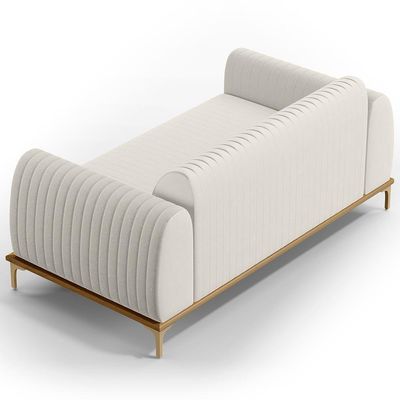 Kit Sofá 2 Lugares 150Cm Com Poltrona Molino Cru C-443
