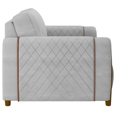 Kit Sofá 02 Lugares 168Cm Com 02 Poltronas M03 Cinza