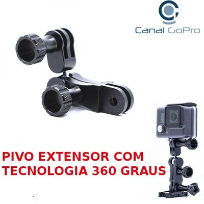Suporte Giratório Pivot com Rotação 360° em Alumínio para