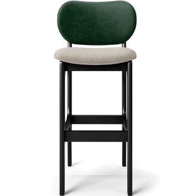 Kit 3 Banquetas Alta Betta Preto Facto Verde Linho Bege