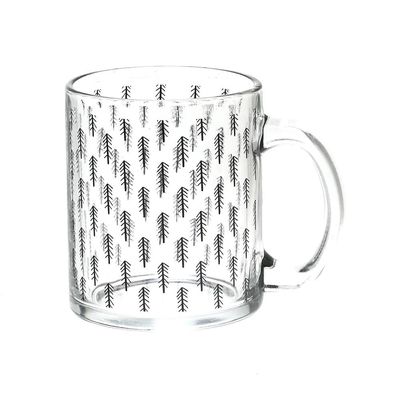 Caneca de Vidro Natal Le 340ml UNICA