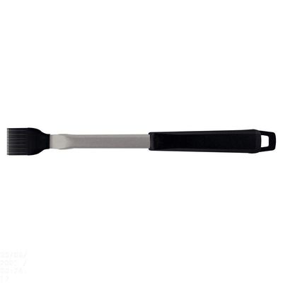 Pincel Churrasco Black Com Cerdas Em Silicone Estrutura Em Aço Inox E Cabo De Polipropile