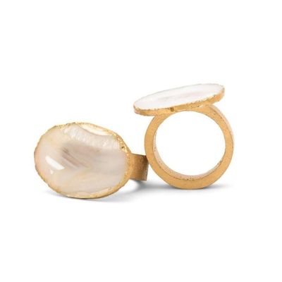 Argola De Guardanapo Copa E Cia 4 Pçs Complement Classic Quartzo