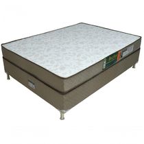 Conjunto Cama Box E Colchão Solteiro Becflex Mag Gold