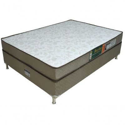 Conjunto Cama Box E Colchão Solteiro Becflex Mag Gold