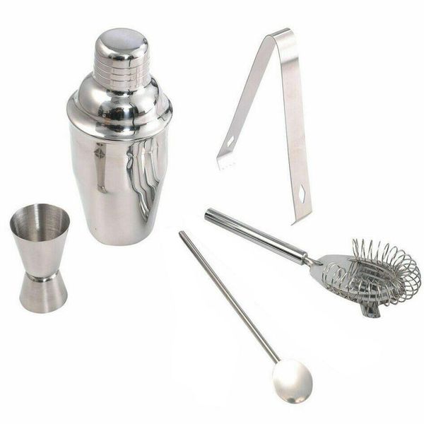 Kit Bar Coqueteleira Caipirinha Aço Inox 550ml 5 Peças