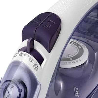 Ferro de Passar a Vapor Philips Walita EasySpeed GC1752 com Spray e Base de Cerâmica – Roxo/Branco branco,roxo / 220