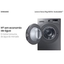 Lava e Seca Samsung WD11A 3 em 1 Inox Look com Ecobubble e Lavagem a Seco WD11A4453BX – 11 kg