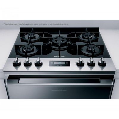 Fogão de Embutir 5 Queimadores Full Touch Brastemp 110V BYS5VCRNNA