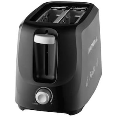 Torradeira Mondial Pratic T-18 com 6 Níveis de Tostagem – Preta/Prata Preto,Prata / 220