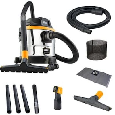 Aspirador de Pó e Água Wap GTW Inox 15 1700W – Inox/Preto/Amarelo Amarelo,Inox,Preto / 110