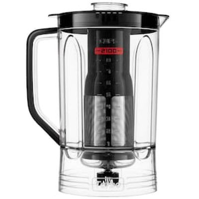 Multiprocessador de Alimentos Mondial Turbo Chef 9 em 1 MPN-01-BF com 2 Velocidades + Pulsar – 1000 W Inox,Preto / 220