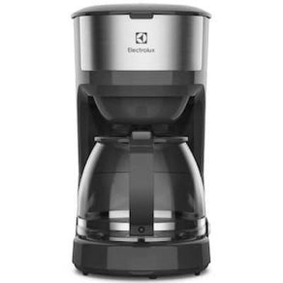 Cafeteira Elétrica Electrolux Efficient ECM20 30 Xícaras – Aço Inox Escovado/Preto Inox,Preto / 220