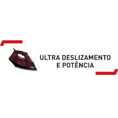 Ferro de Passar a Vapor Arno Ultragliss com Spray e Base Durilium Airglide - Vinho Vinho / 110