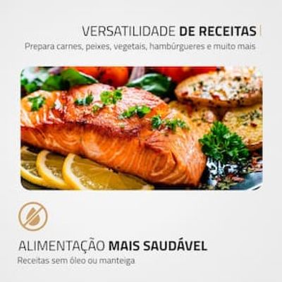Grill Mondial Premium Max Grill G-07 com Espátula e Bandeja Coletora - Preto/Inox Preto,Inox / 220