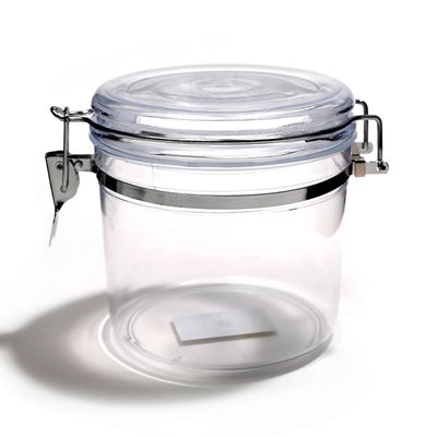 Pote Le Clear em Acrílico Hermético com Tampa Transparente 550ml UNICA