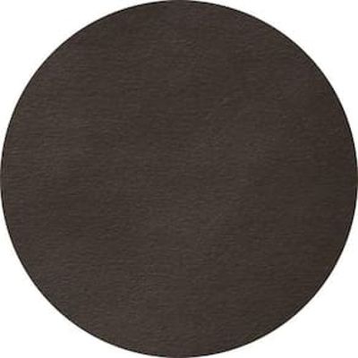 Sofá de 3 Lugares Linoforte Bélgica com 204 cm de Largura e Revestido em Tecido Suede Marrom Chocolate