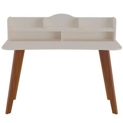Escrivaninha Artely Sofia com Nichos - 120cm de largura Marrom Chocolate