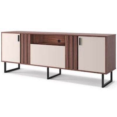 Rack Colibri Juruá com 3 Portas para TV de até 70 Marrom Chocolate