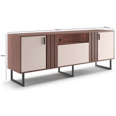 Rack Colibri Juruá com 3 Portas para TV de até 70 Marrom Chocolate