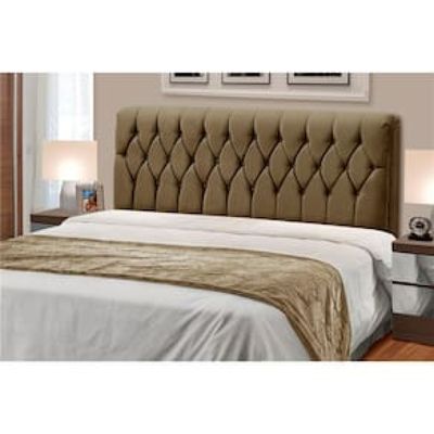 Cabeceira para Cama King Size Dobue Palladium Marrom Cacau