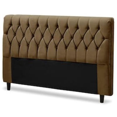 Cabeceira para Cama King Size Dobue Palladium Marrom Cacau