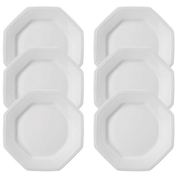 Conjunto de Pratos de Sobremesa 06 Peças Prisma Schmidt