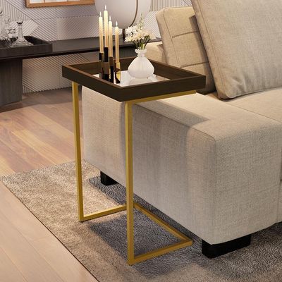 Mesa De Apoio Calabria Canela Pe Dourado
