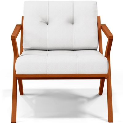 Kit 02 Poltronas Com Cintas De Corano Laís B04 Facto Branco