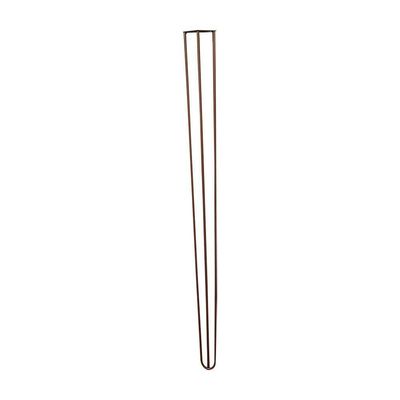 Pé De Metal 90 Cm Aparador E Mesa De Canto Bronze