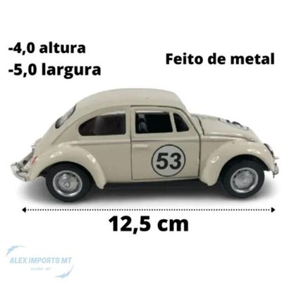 Carrinho Fusca Clássico Apaixonado Por Carros E Coleção